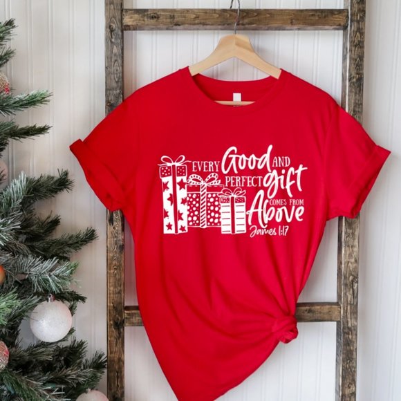 Gildan Tops - Plus size Christmas t-shirt, graphic tee